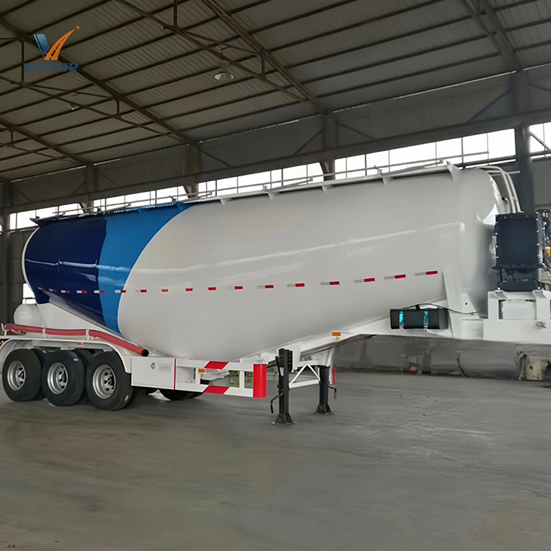 3-axle 45m³ Bulk Cement Tank Trailer