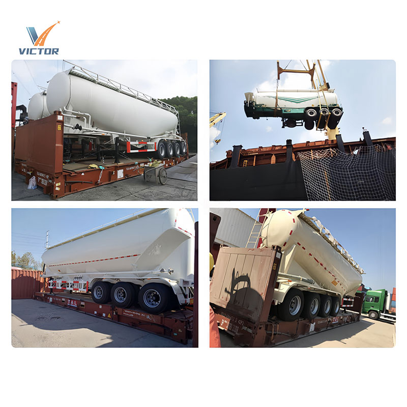 2-axle 25m³ Bulk Cement Tank Trailer